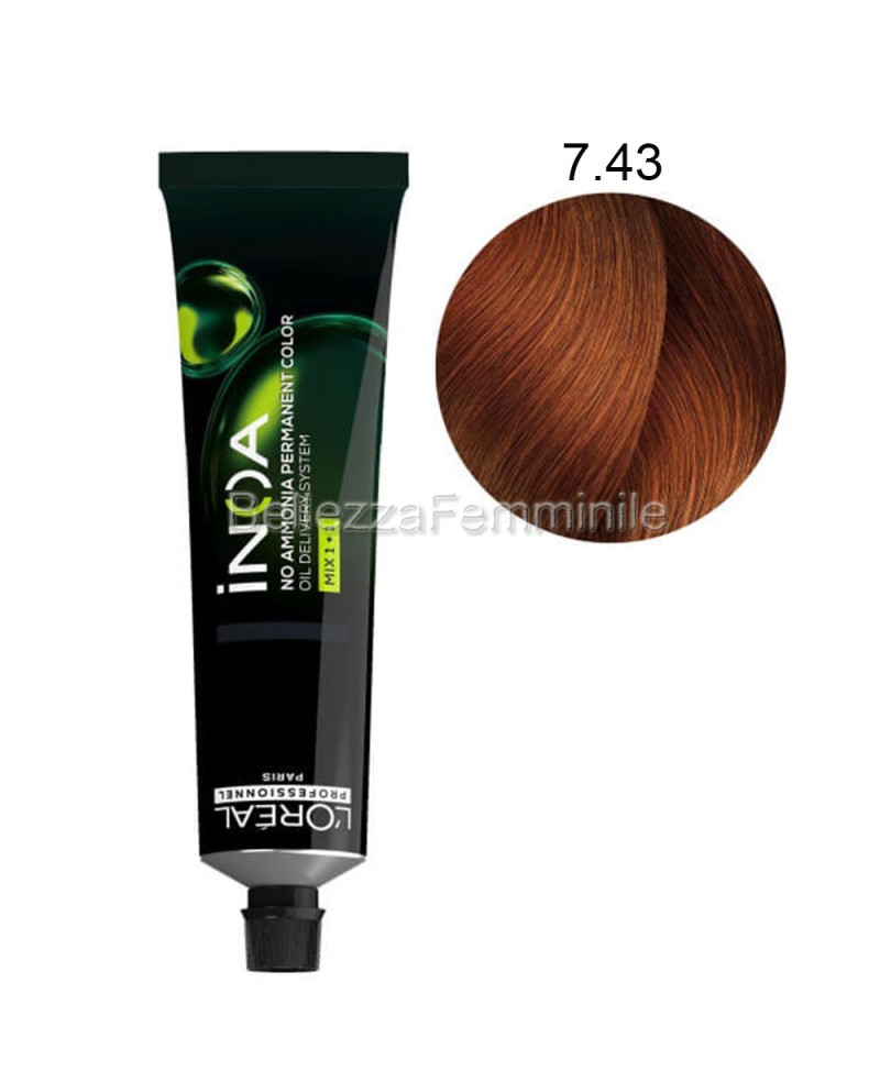 Tinta Colore Capelli Professionale Permanente Senza Ammoniaca INOA L'ORÈAL Professionnel 60ml