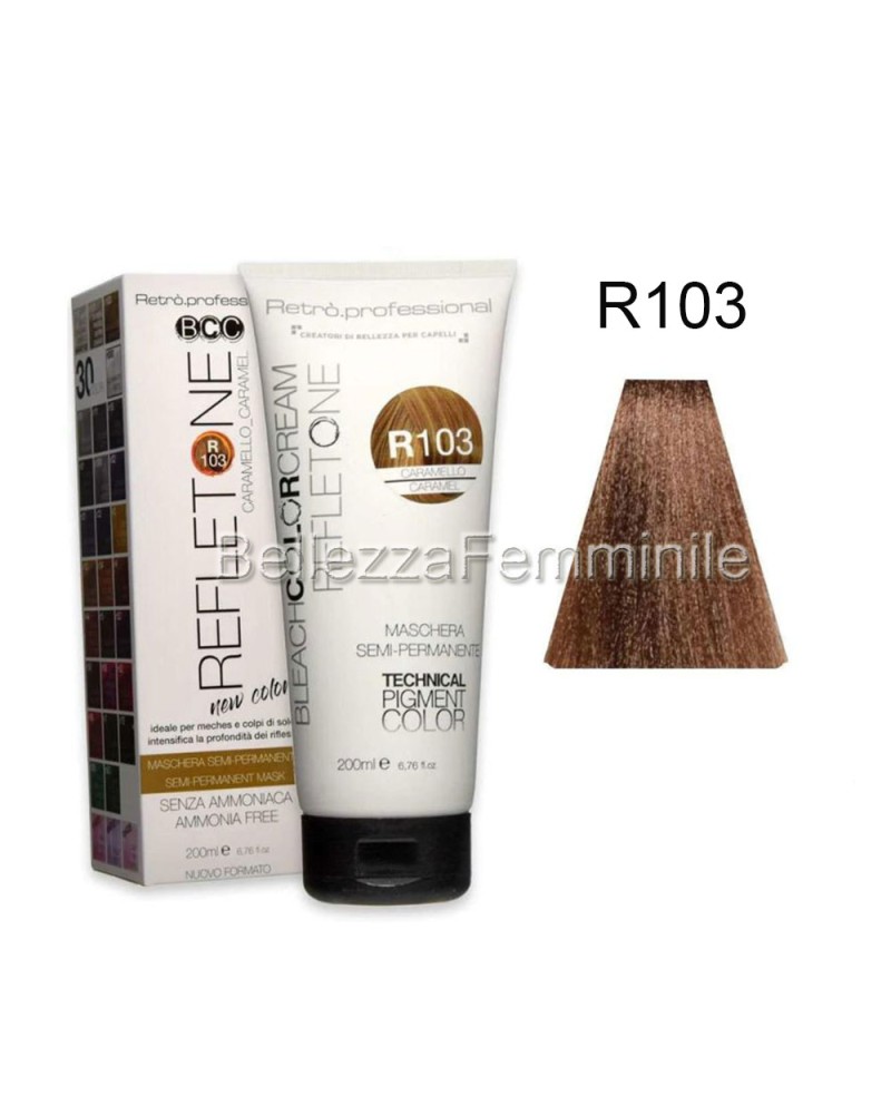 Retro Professional REFLETONE Semi-Permanent Hair Coloring Mask 200 ml