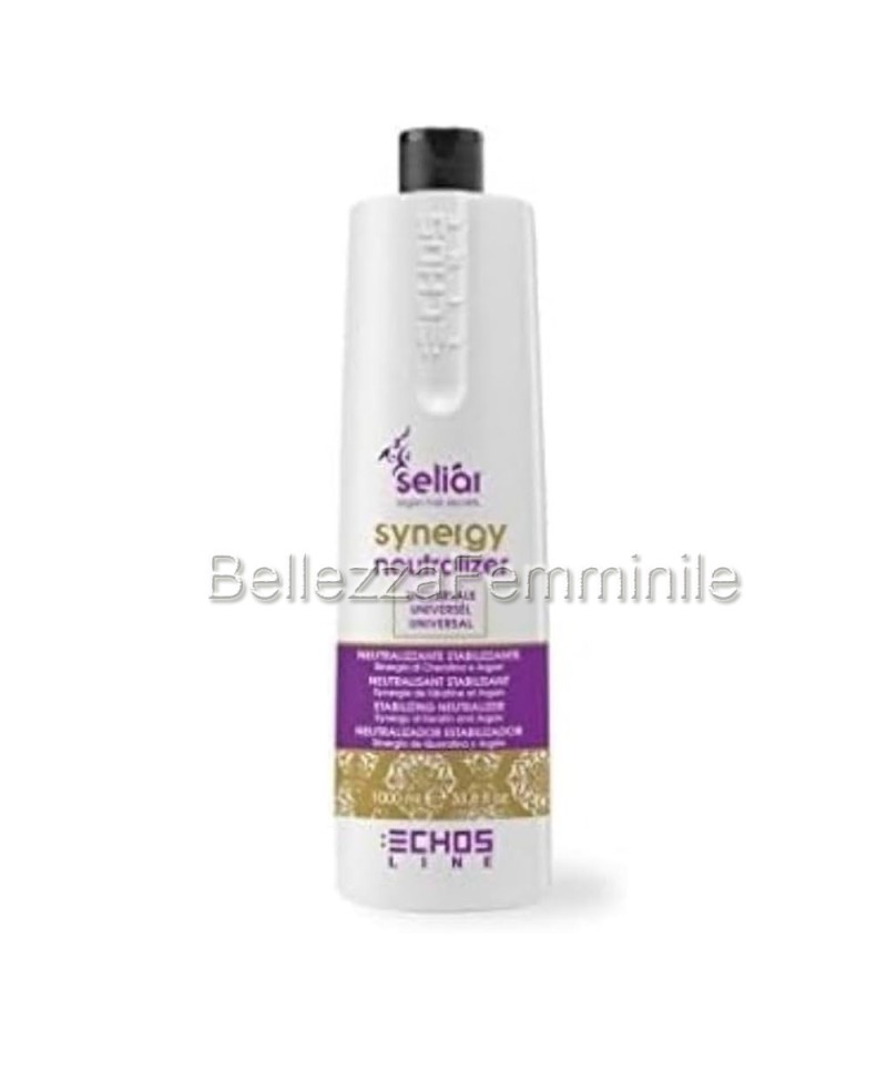 Neutralizzante Capelli Stabilizzante con Cheratina ed Argan 1000ml Seliar Echosline