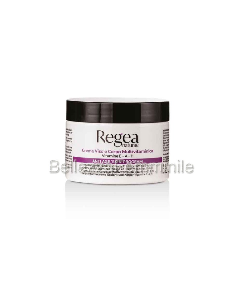 Multivitamin Face and Body Cream with Vitamins E-A-H Anti-Age Regea Naturae 250ml
