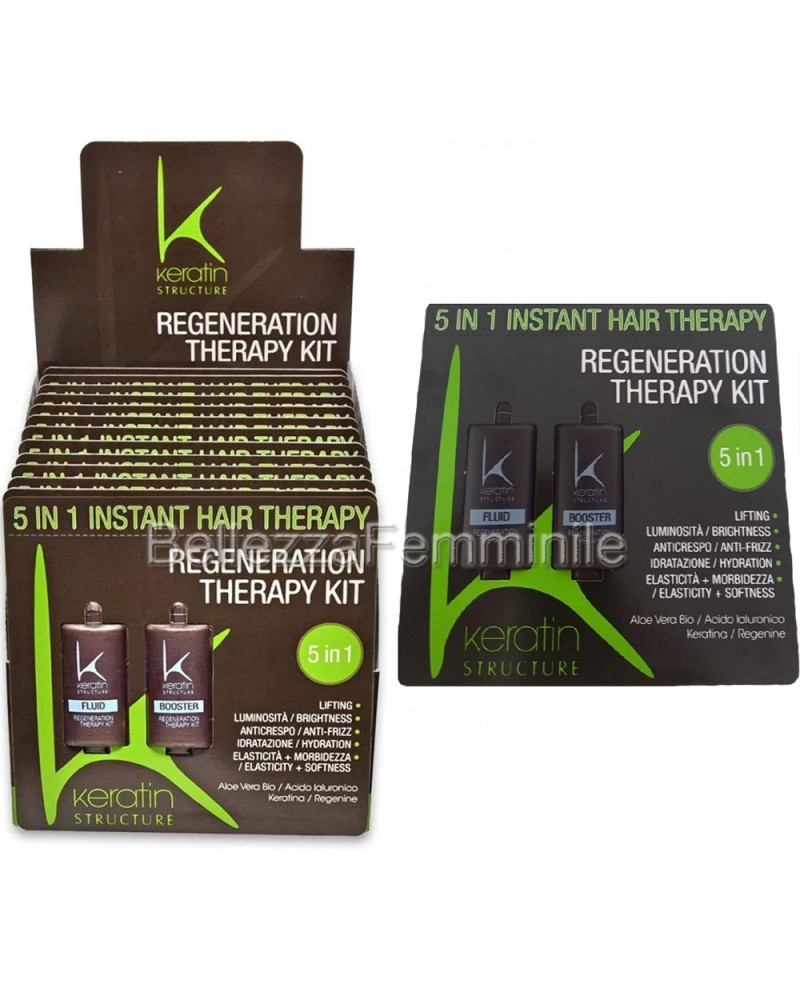 Hair Reconstruction Treatment with Hyaluronic Acid - 5 in 1 - In 10ml+10ml Sachets