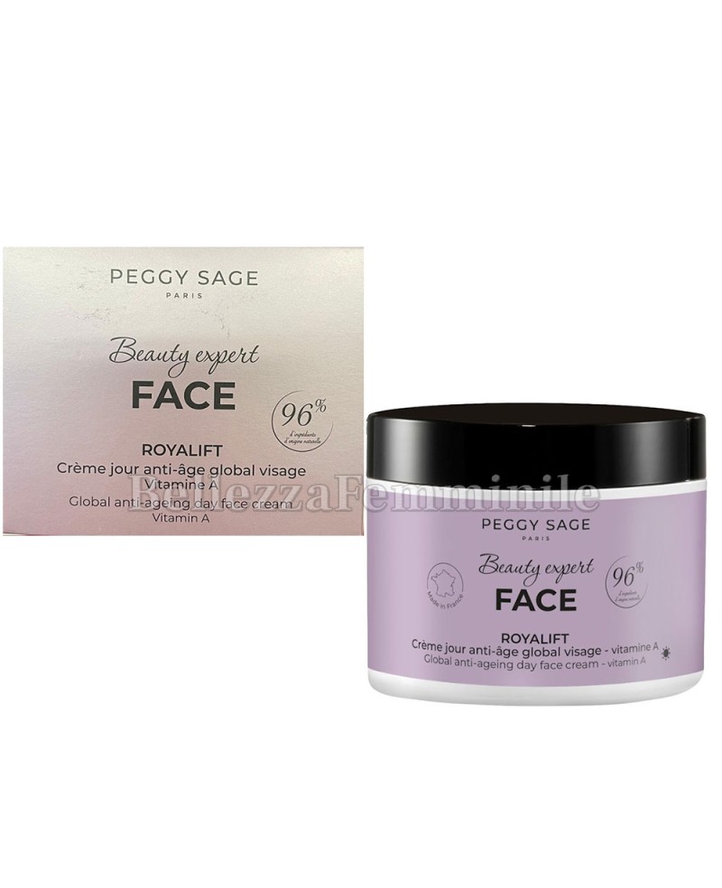 Crema Viso Giorno Anti-età con Vitamina A Professionale Royalift 200ml Peggy Sage