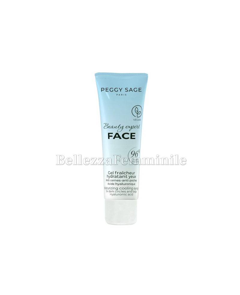 Fresh Moisturizing Face/Eye Gel Anti-Dark Circles and Anti-Puffiness Eye Contour with Hyaluronic Acid 15ml