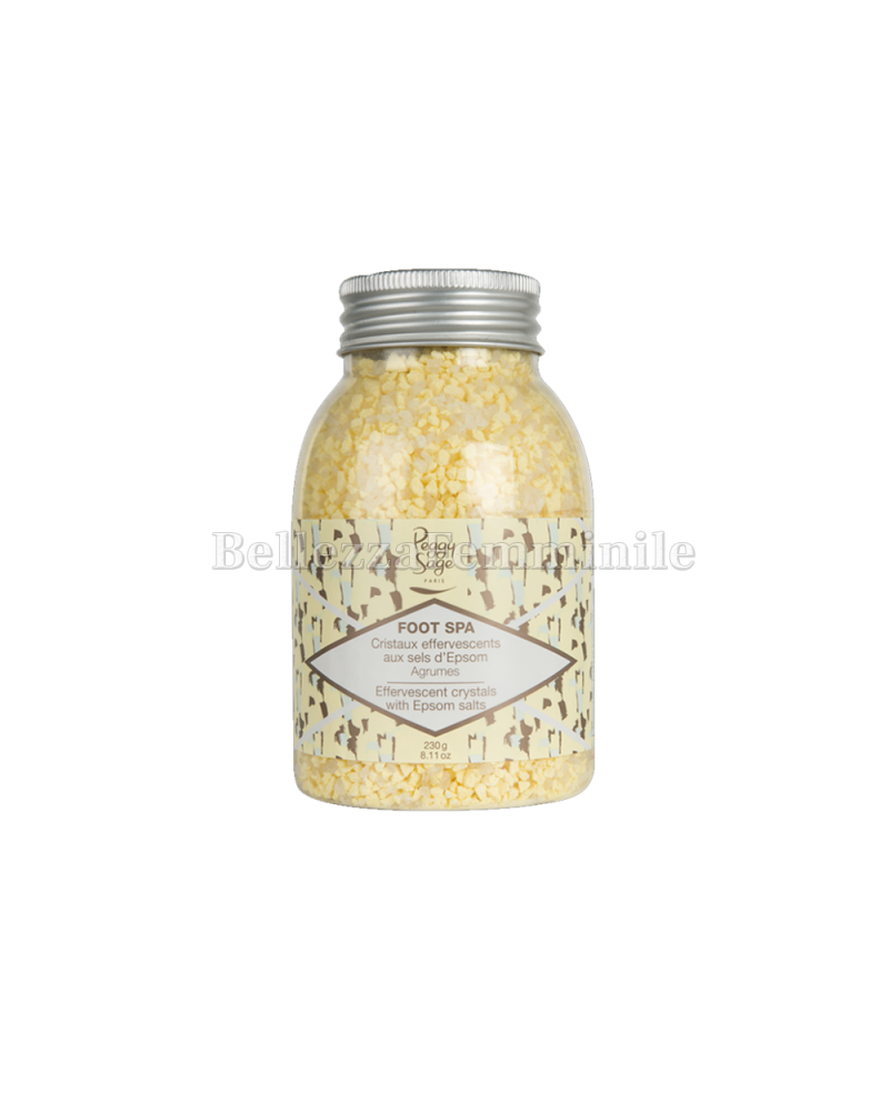 Cristalli Effervescenti Piedi al sale d'Epsom 230gr Professionali Peggy Sage