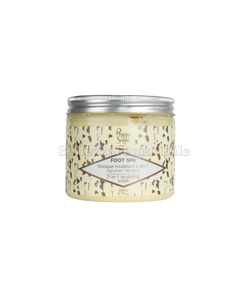 2 in 1 Citrus and Bamboo Modeling Foot Mask 200ml Professional Peggy Sage