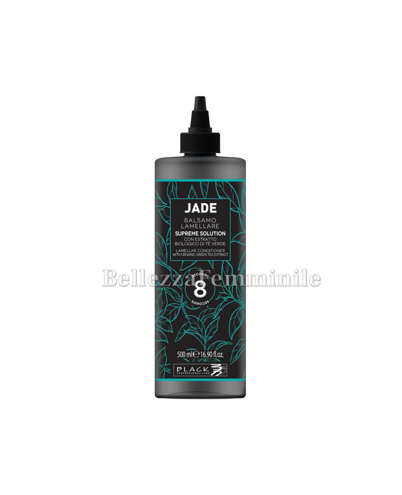 Balsamo Lamellare Capelli Jade con Estratto di Tè Verde - 8 secondi - 500ml - Black Professional