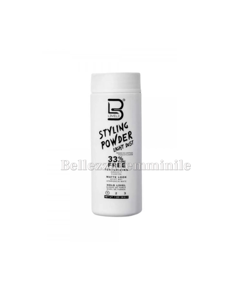 Polvere Capelli Volumizzante Professionale Styling Powder Light Dust L3VEL3