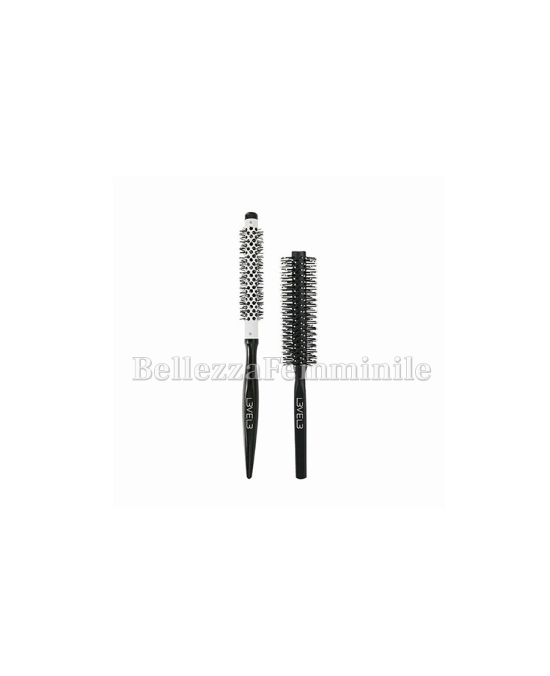 Professional wooden hair brush ideal for styling, blow-drying and volume - set of 2 - Level3 LV3