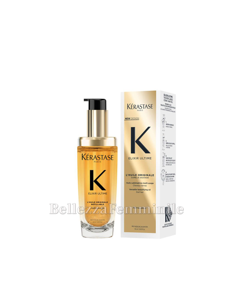 L'uile/Olio Capelli sublimatrice multi-usage Camelia Sauvage Elixir Ultime 75 ml