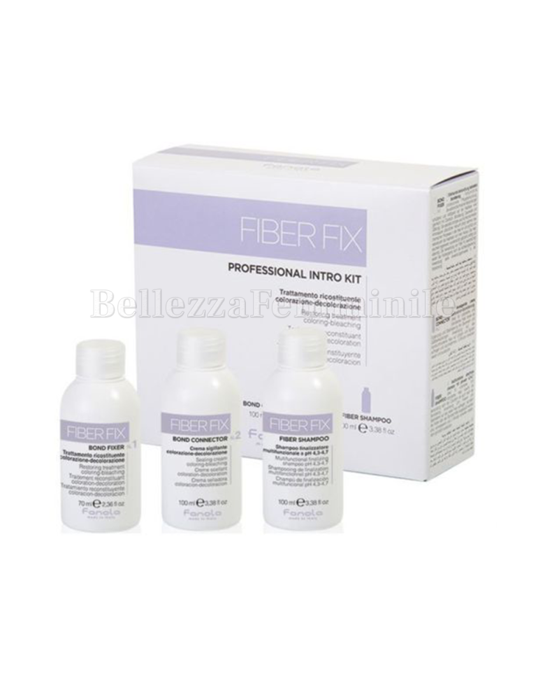 Restorative Treatment Professional Coloring-Bleaching Fiber Fix Fanola kit 70ml+100ml+100ml