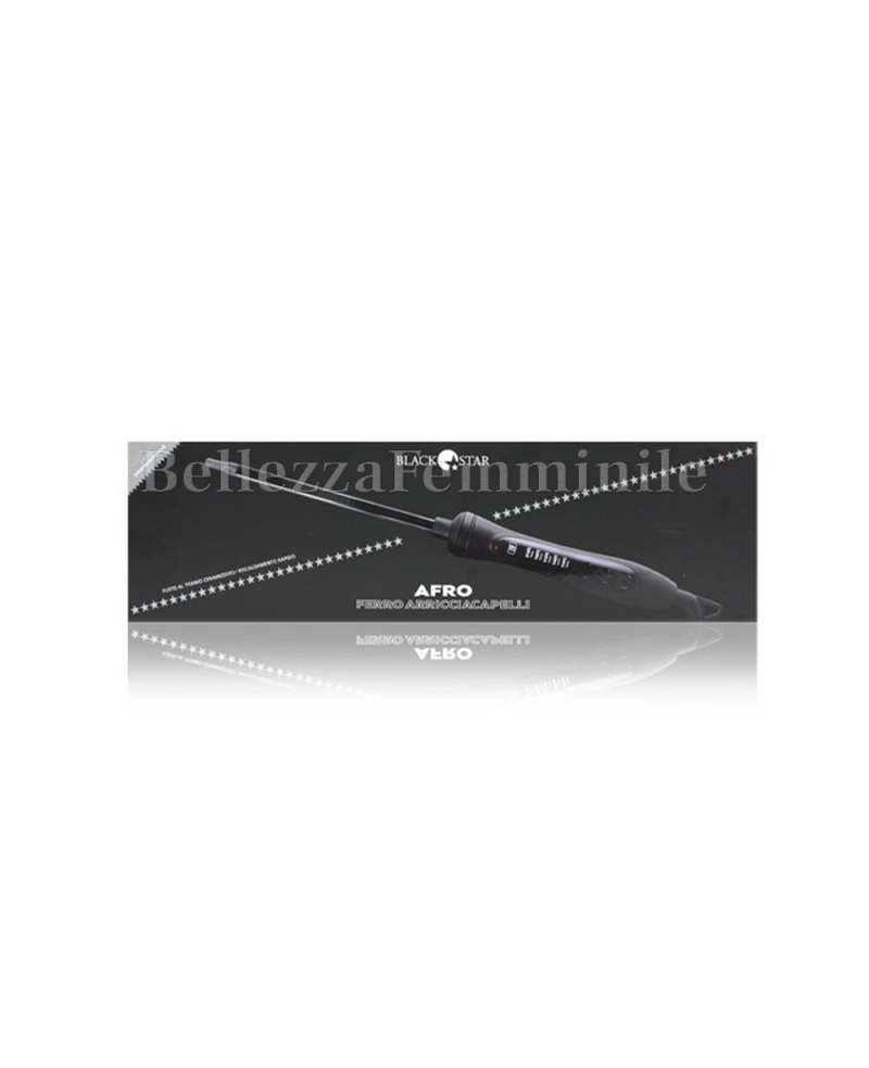 BLACKSTAR Afro Curling Iron is a curling iron with a thin diameter to create very tight curls, Afro effect.