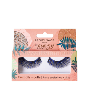 Ciglia finte + colla - blue...
