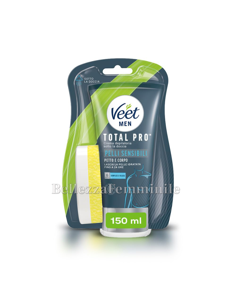 Body Hair Removal Cream In The Shower for Sensitive Skin 150ml VEET MEN