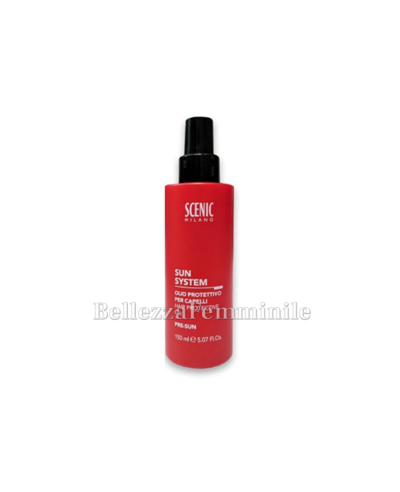 Olio Capelli Protettivo Solare Professionale SUN SYSTEM - SCENIC MILANO - 150ML
