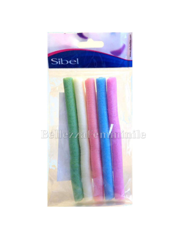 Bigodini Capelli per Permanente Autobloccanti Professionali super roller - lunghezza 20cm - sibel