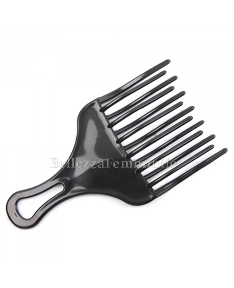 Professional Detangling Comb for Curly/Afro Hair - 1 piece - Black color - Black Star