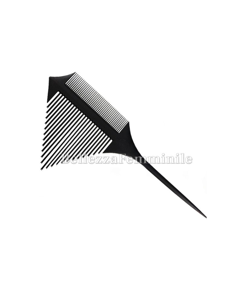Double Sided Hair Highlight Comb - for Coloring and Bleaching - Black - Echosline