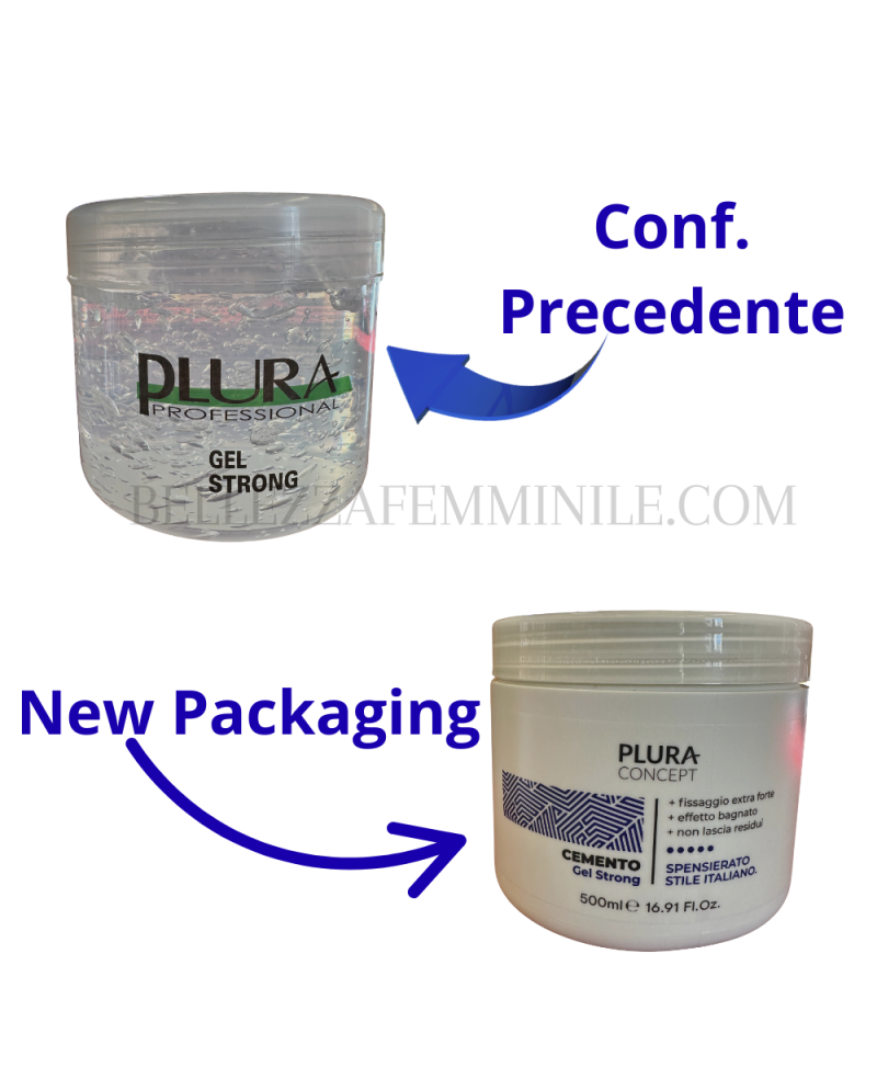 Strong professional hair gel 500 ml - Plura Professional