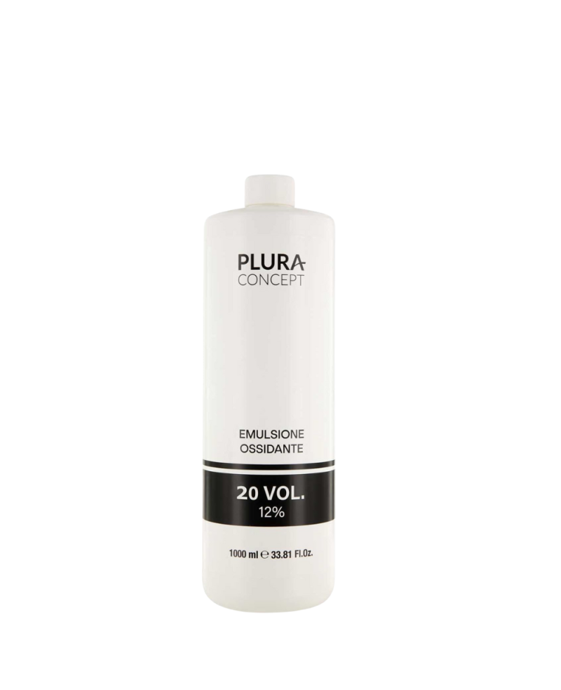 Acqua Ossigenata Emulsione Ossidante Per Capelli 1000ml - Plura  20-30-40 vol