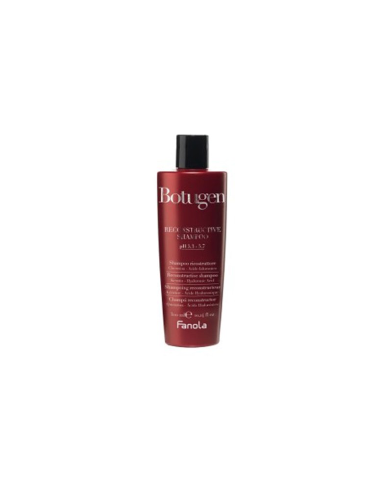 Shampoo for Straight and Curly Hair Reconstructor Keratin and Hyaluronic Acid Botolife 300 ml Fanola