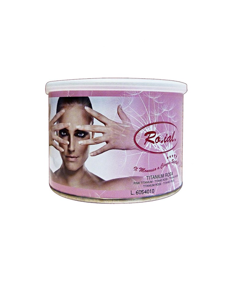 Cera Depilatoria Viso-Corpo Liposolubile Roial al Titanio Rosa- 400 ml