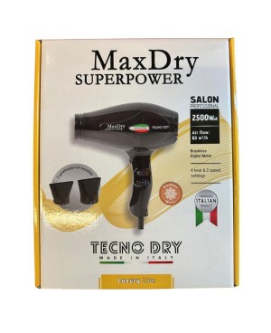 Phon Professionale per Capelli Tecno Dry Max Dry Superpower- 2500 W