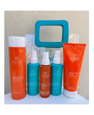 Sun Care Shampoo, Hair, Shower Gel, Mask, Oil, Face and Body Lotion, Body Spray + Free Bag