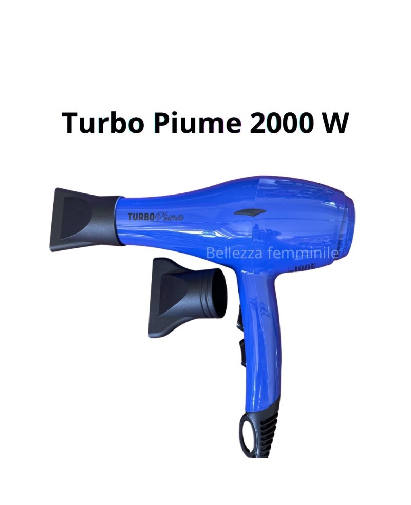 Phon  professionale capelli Turbo Piuma blu 5/0 - 2000 watt
