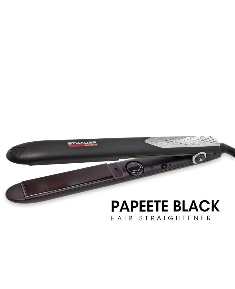 Piastra capelli papeete liscio -riccio e onde - black ceramic - sthauer